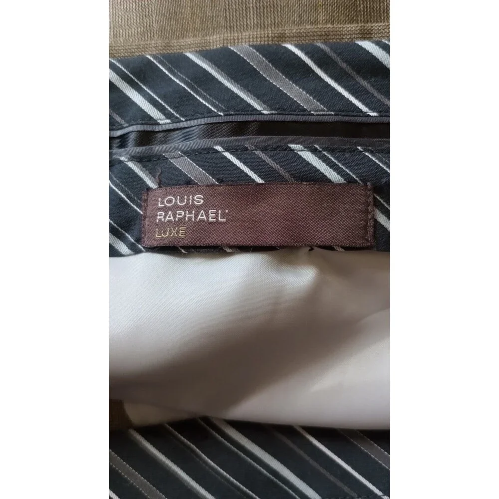 Louis Raphael Studio Mens's W42 L30  Tan 100% Merino Wool Dress Pants
